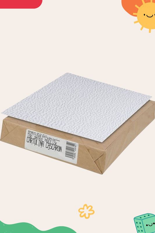 papel cascaron c/25 octavo