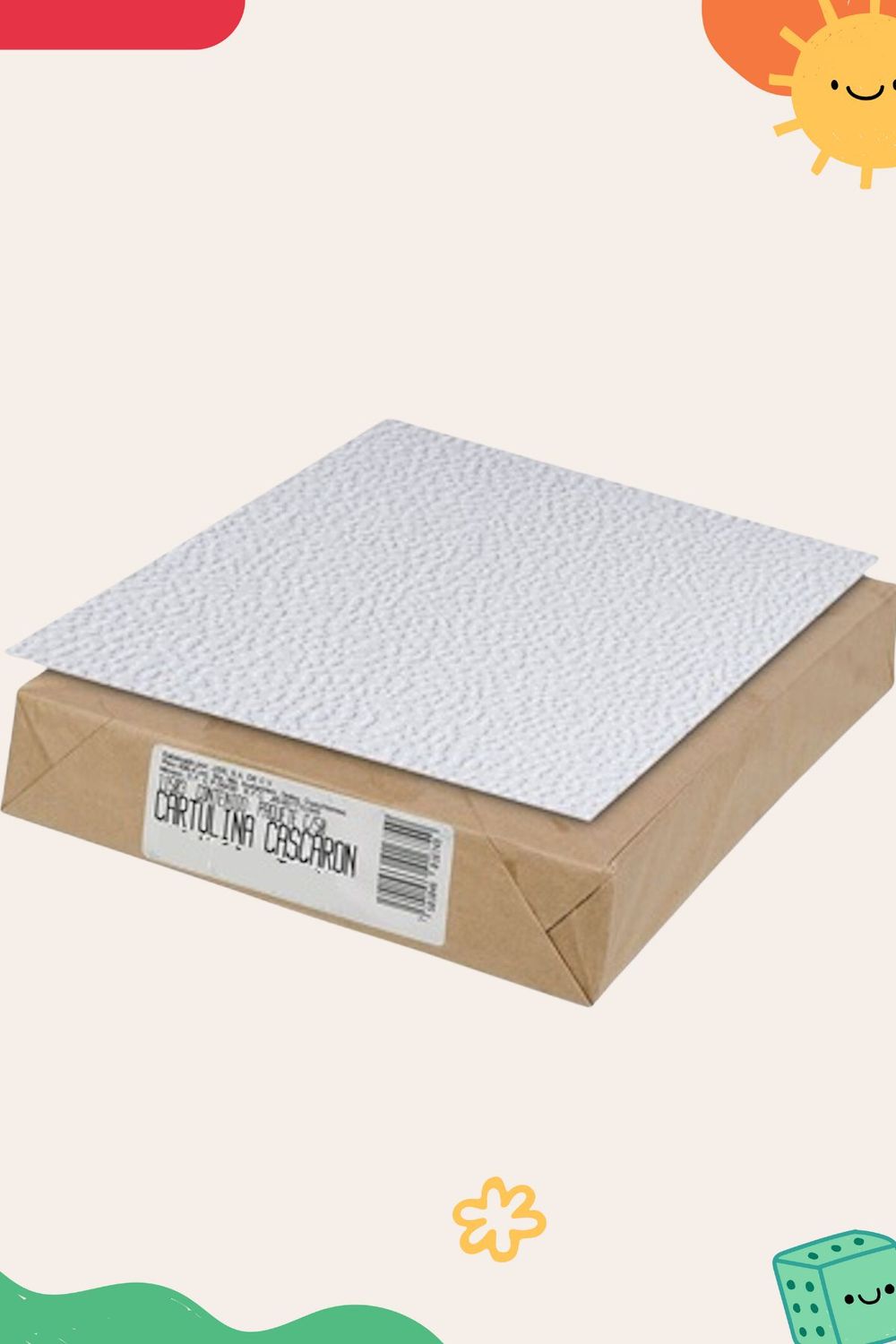 papel cascaron c/50 octavo