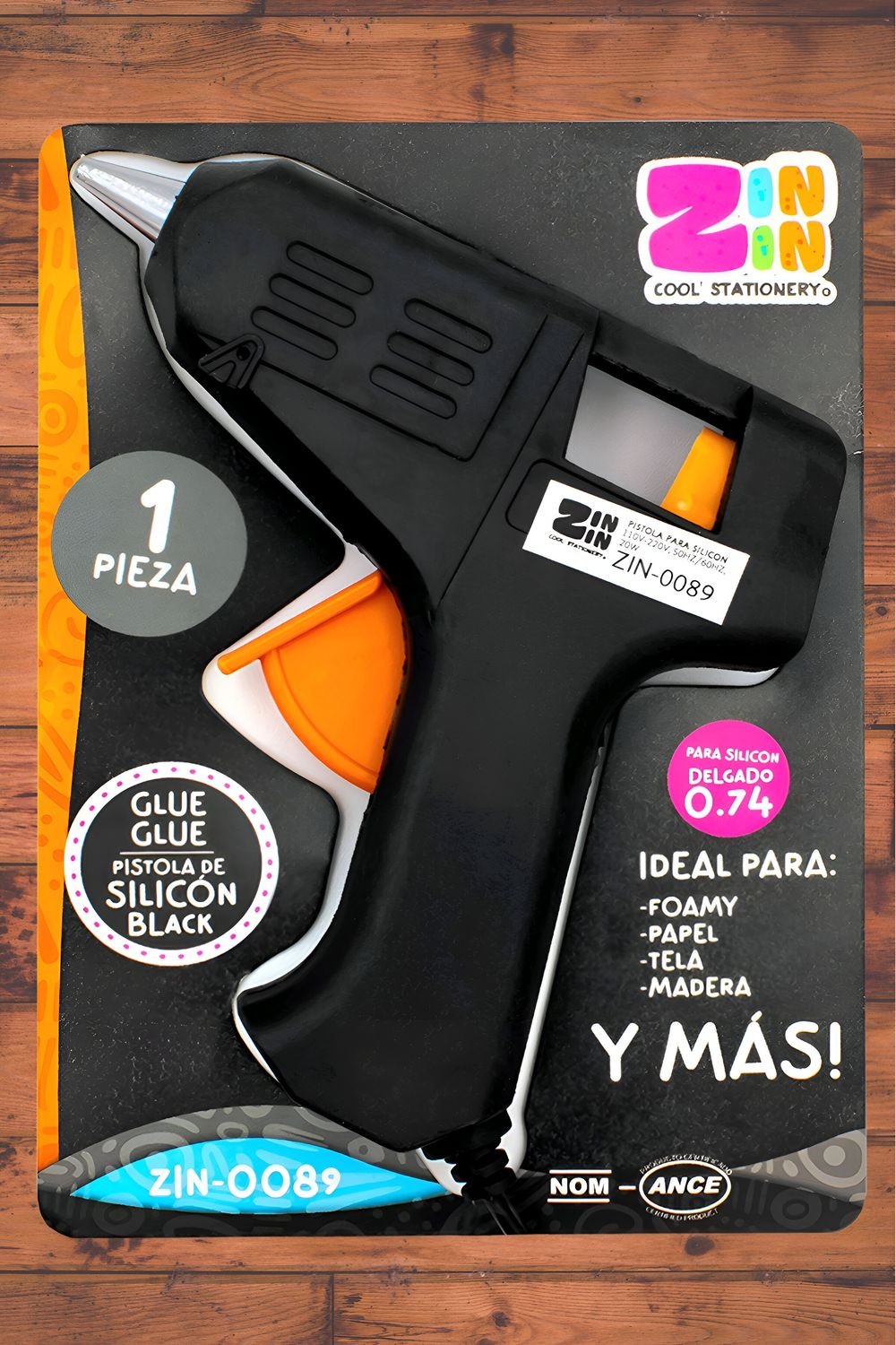 Pistola de silicon negra economica