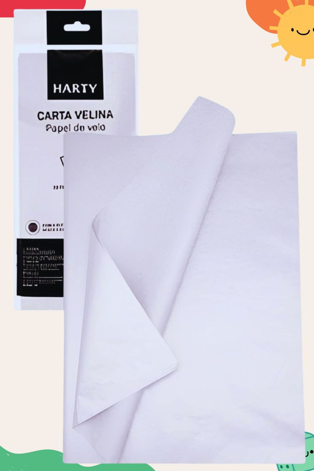 Papel china gris c/10 HARTY