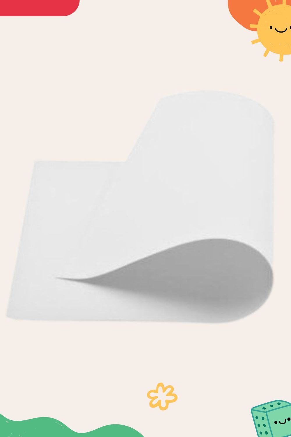 cartulina blanca c/10 piezas