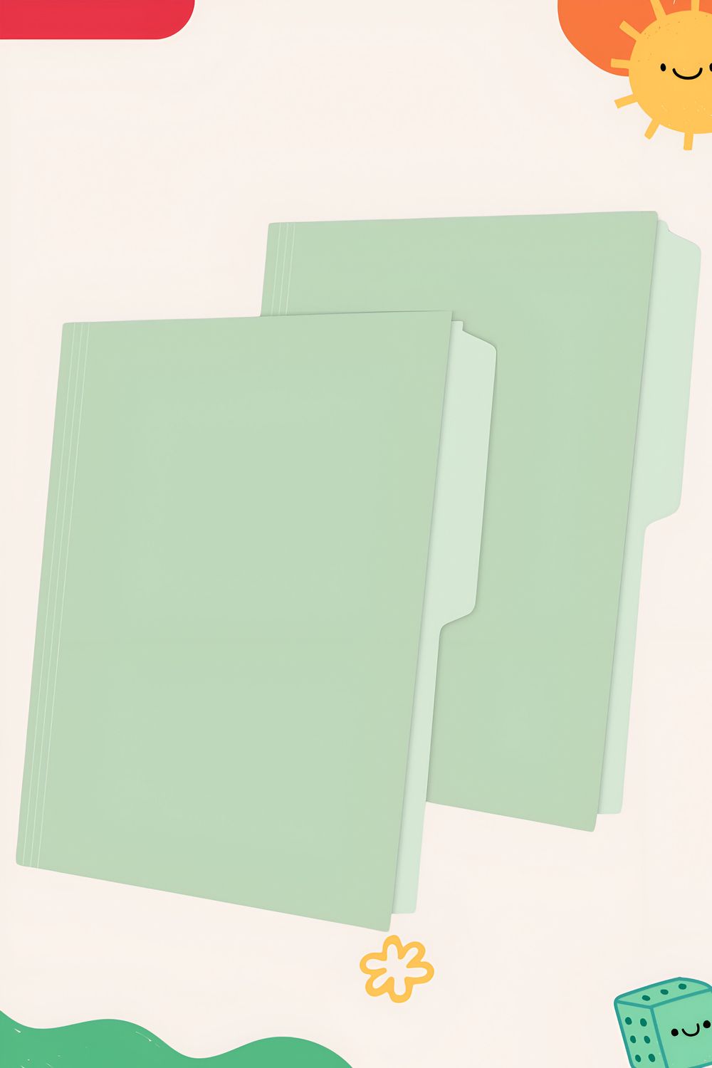 Folder c/25 carta verde