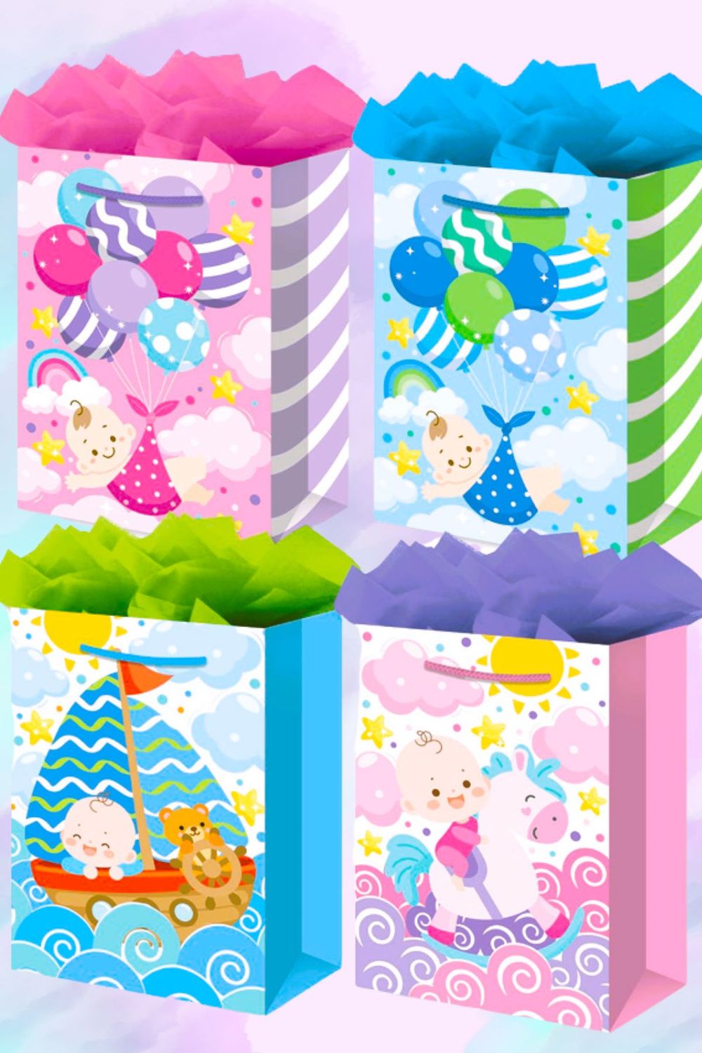 Bolsa de regalo MED PAD COLOR c/12