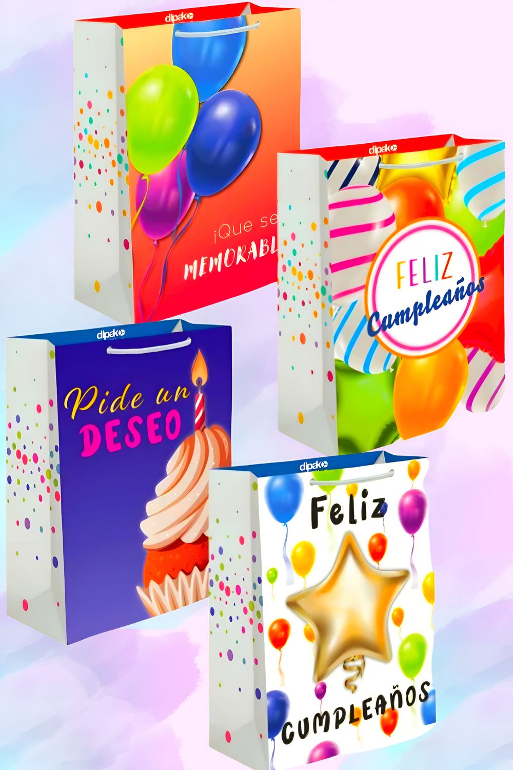 Bolsa Mediana C/10 Cumpleaños