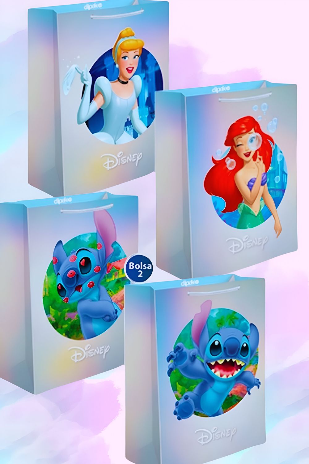 bolsa med c/5 disney