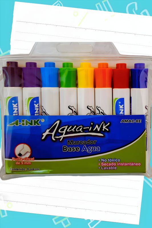 309015 Marcador de agua c/8 AINK