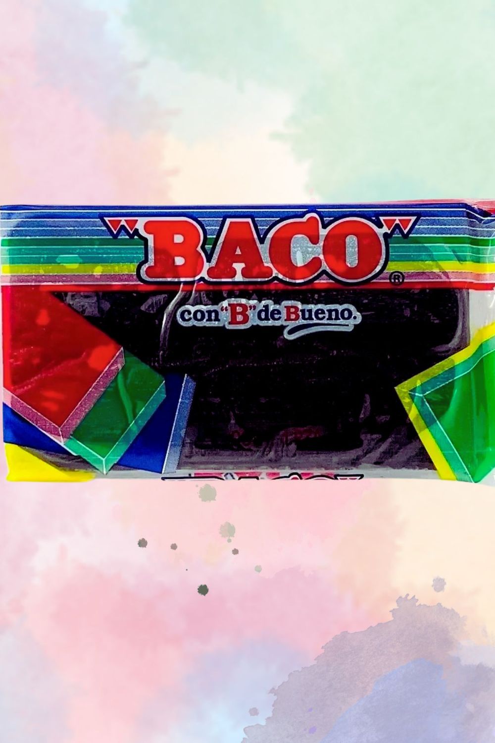 plastilina Baco en barra negro