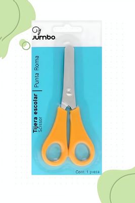 tijeras escolar 5 pulgadas punta roma