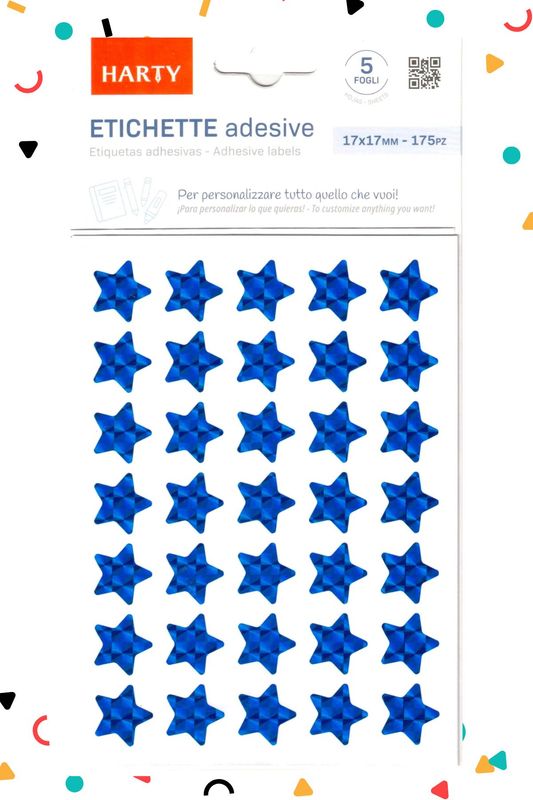 001695 Sticker estrellita Azul