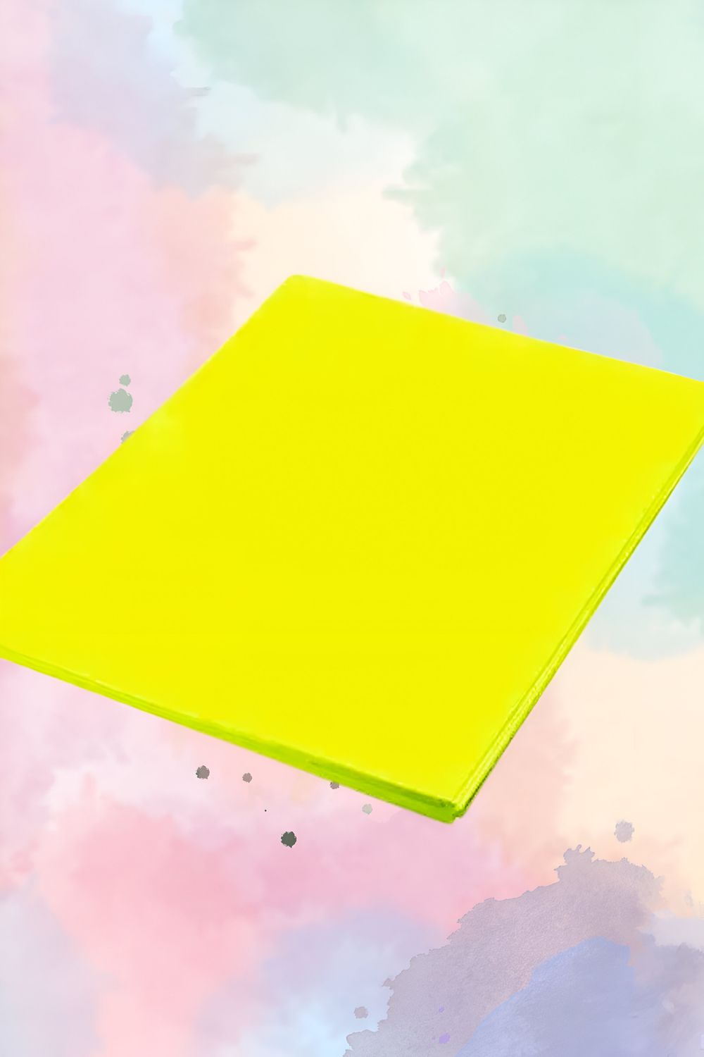 foamy cartulina C/5 liso amarillo canario