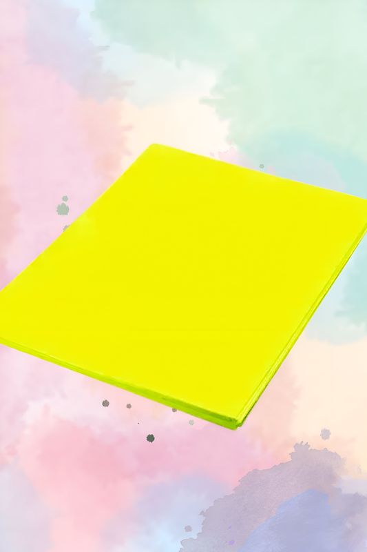 foamy cartulina C/5 liso amarillo canario