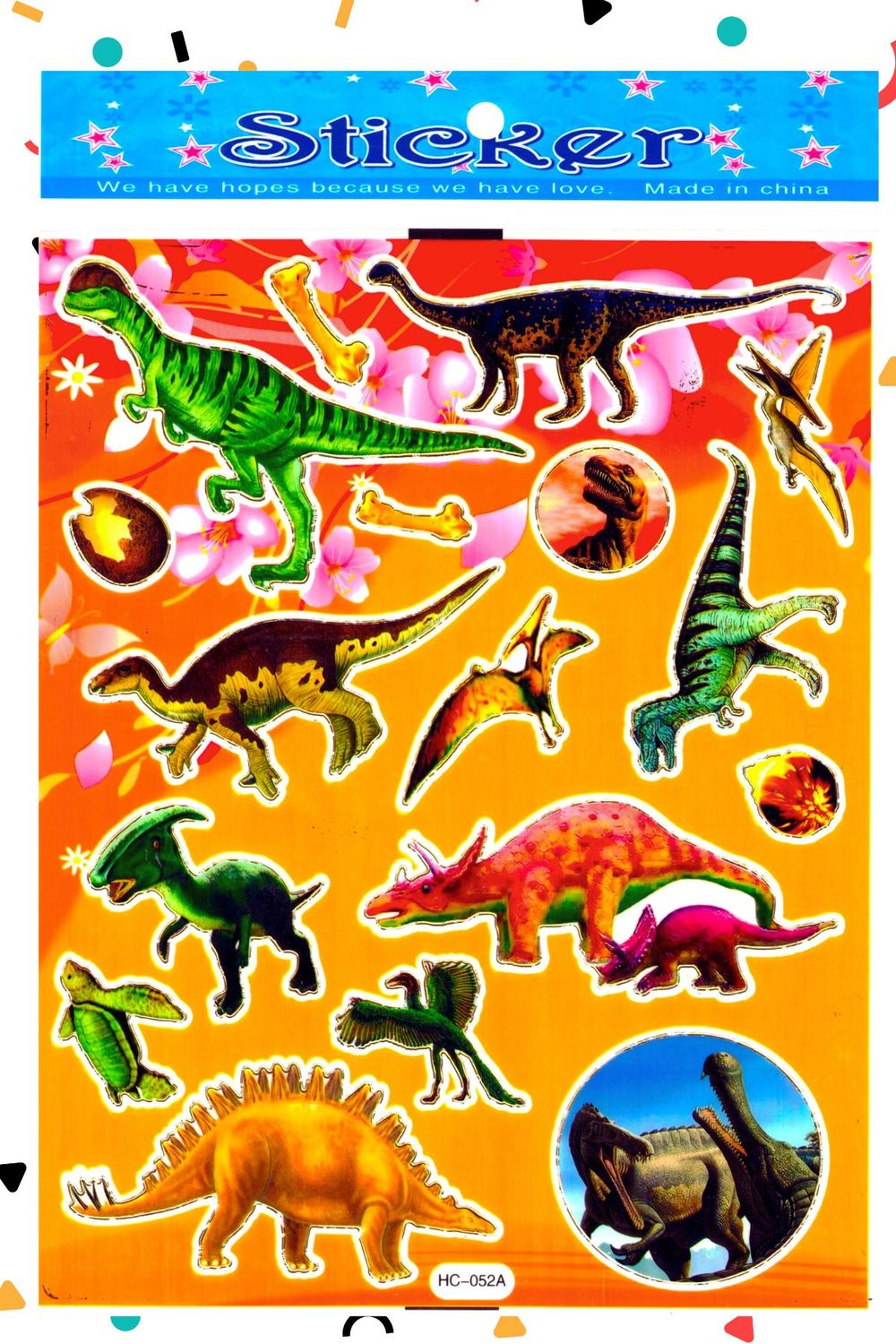 101125 Sticker Dinosaurio mod.3