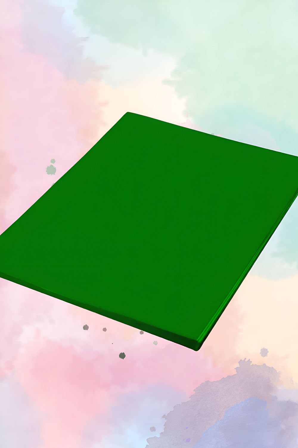 foamy cartulina C/5 liso verde bandera