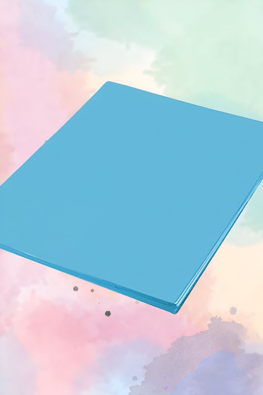 foamy cartulina C/5 liso azul cielo