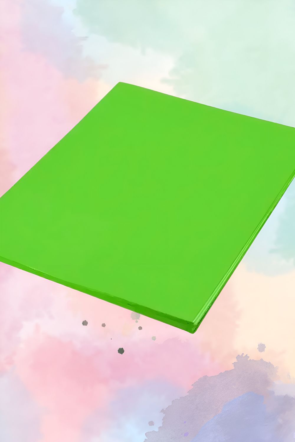 foamy cartulina C/5 liso pza verde limon