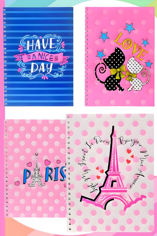 Cuaderno pasta dura cuadro 7