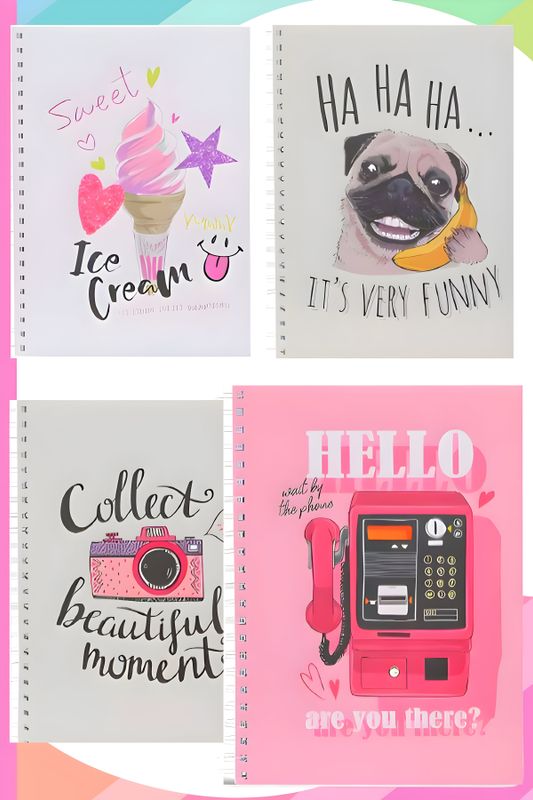 Cuaderno pasta dura cuadro 7