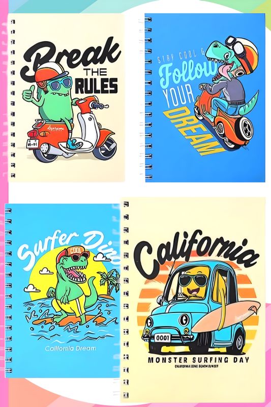 Cuaderno pasta dura cuadro 7