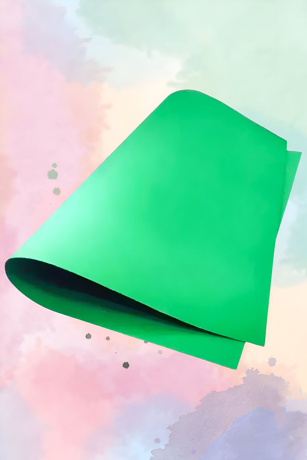 foamy pliego 90x70 cm verde limon pza