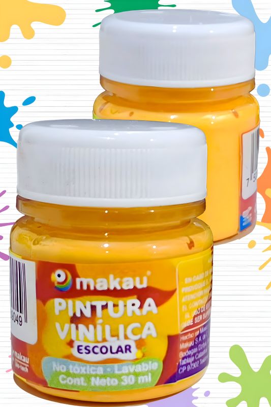 Pintura c/6pzas de 30ml mango