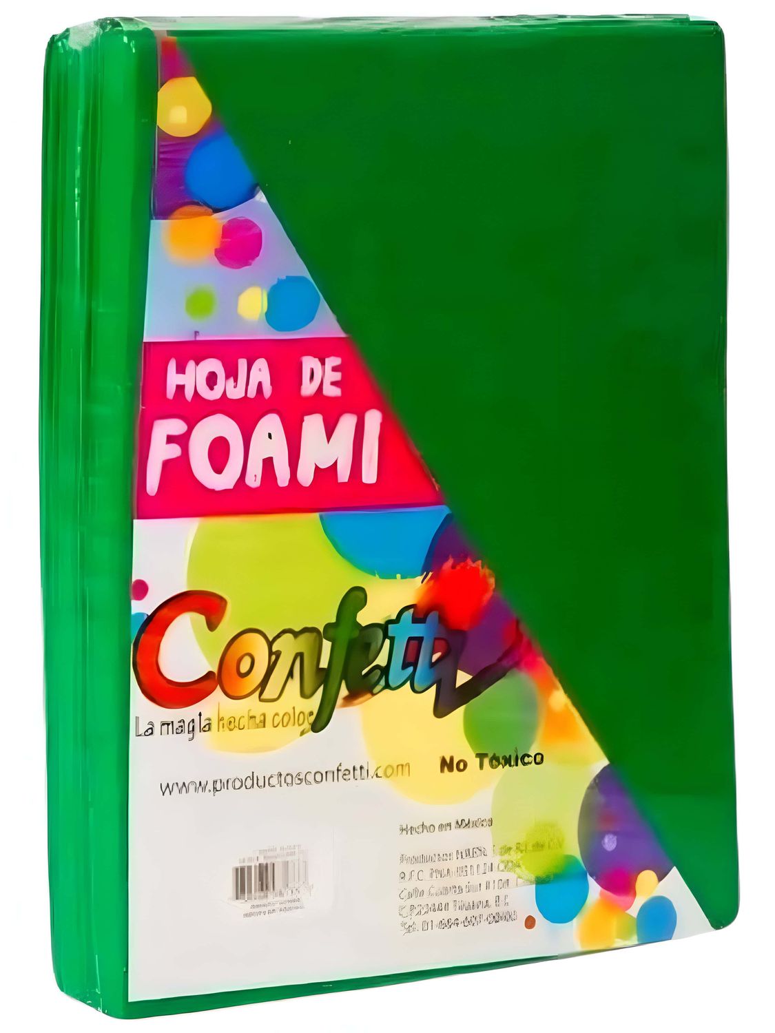 foamy carta con 24 pzas verde bosque