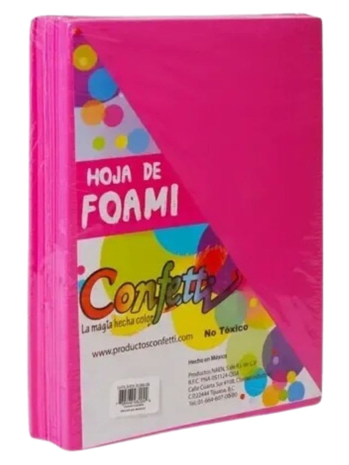 foamy carta con 24 pzas magenta