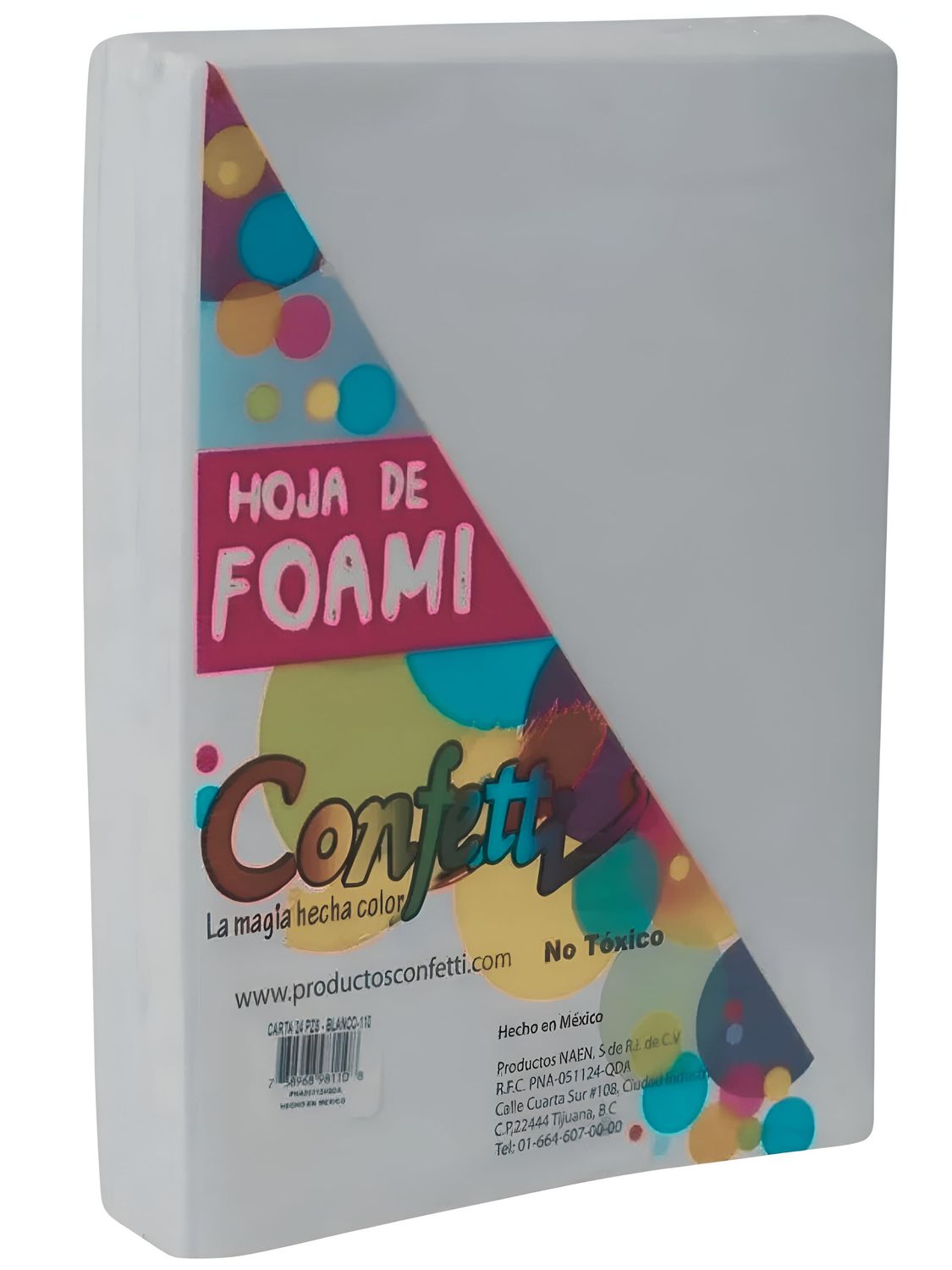 foamy carta con 24 pzas gris