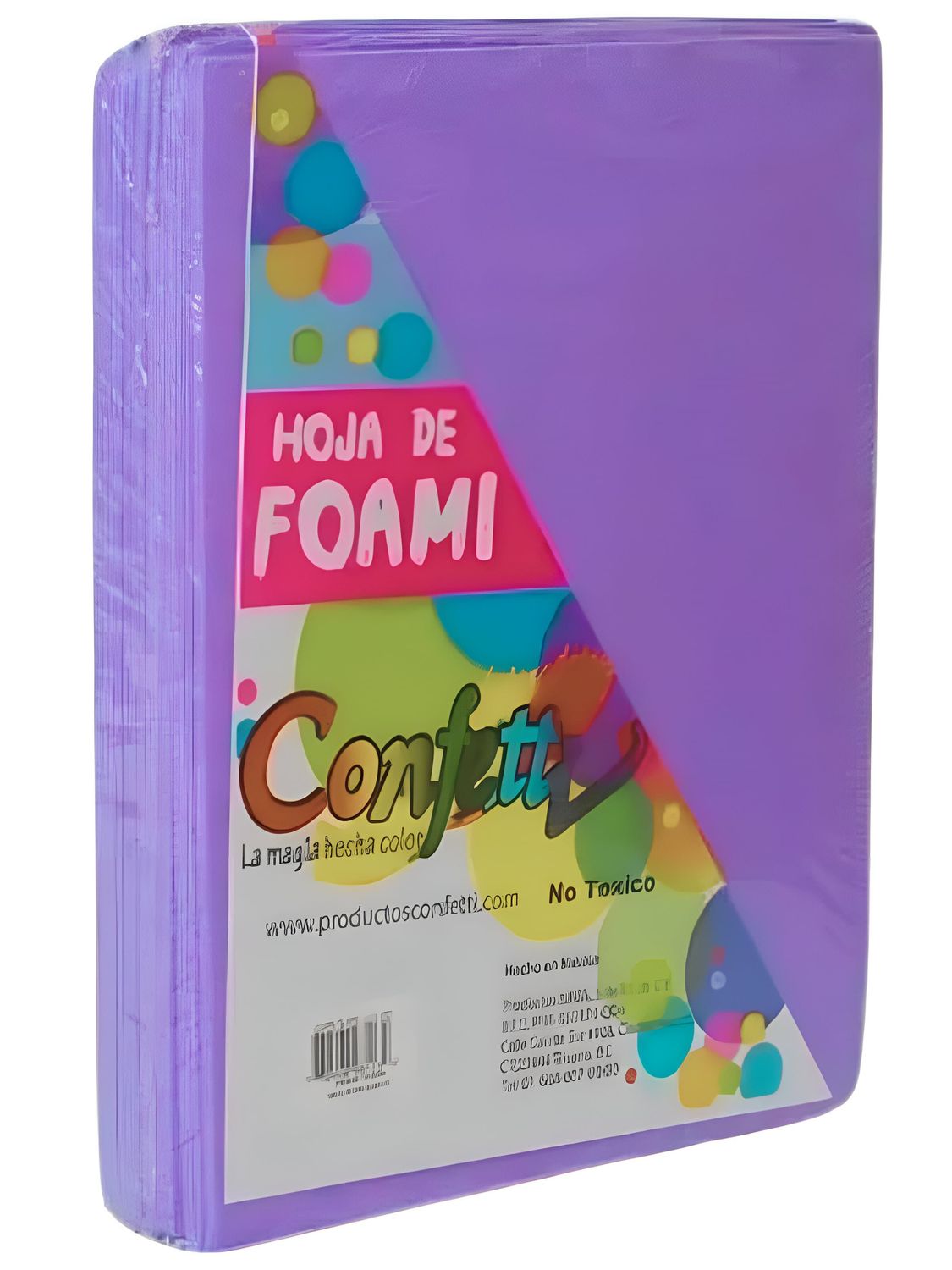 foamy carta con 24 pzas lila