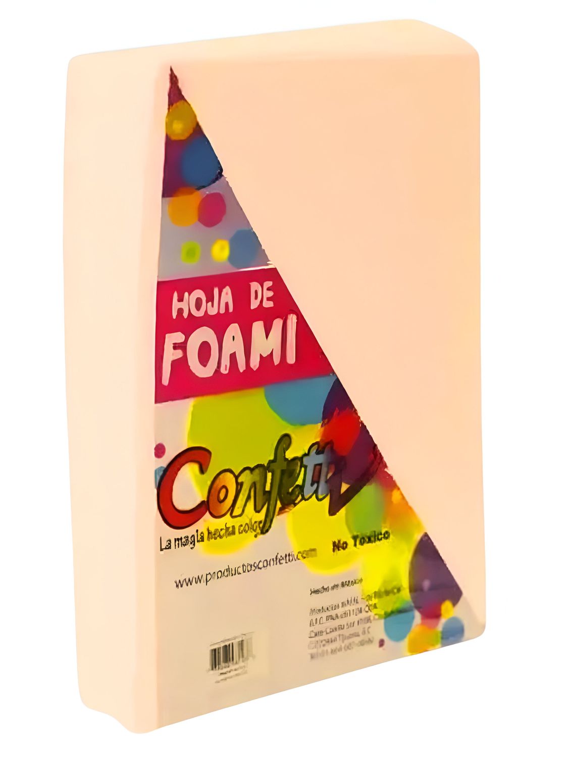 Foamy carta con 24 pzas vainilla