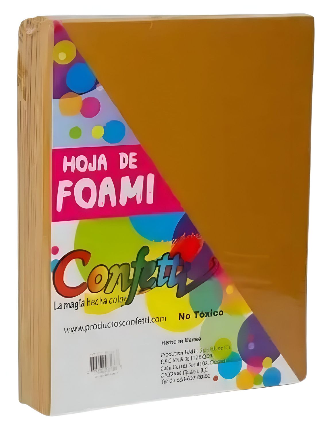 foamy carta con 24 pzas camello