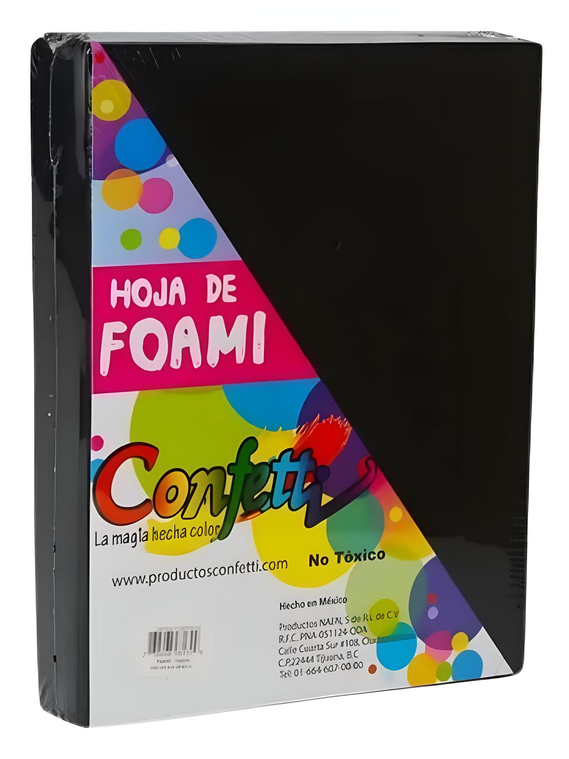 Foamy carta con 24 pzas negro