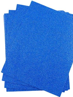 Foamy c/10 carta adiamantado azul rey #111