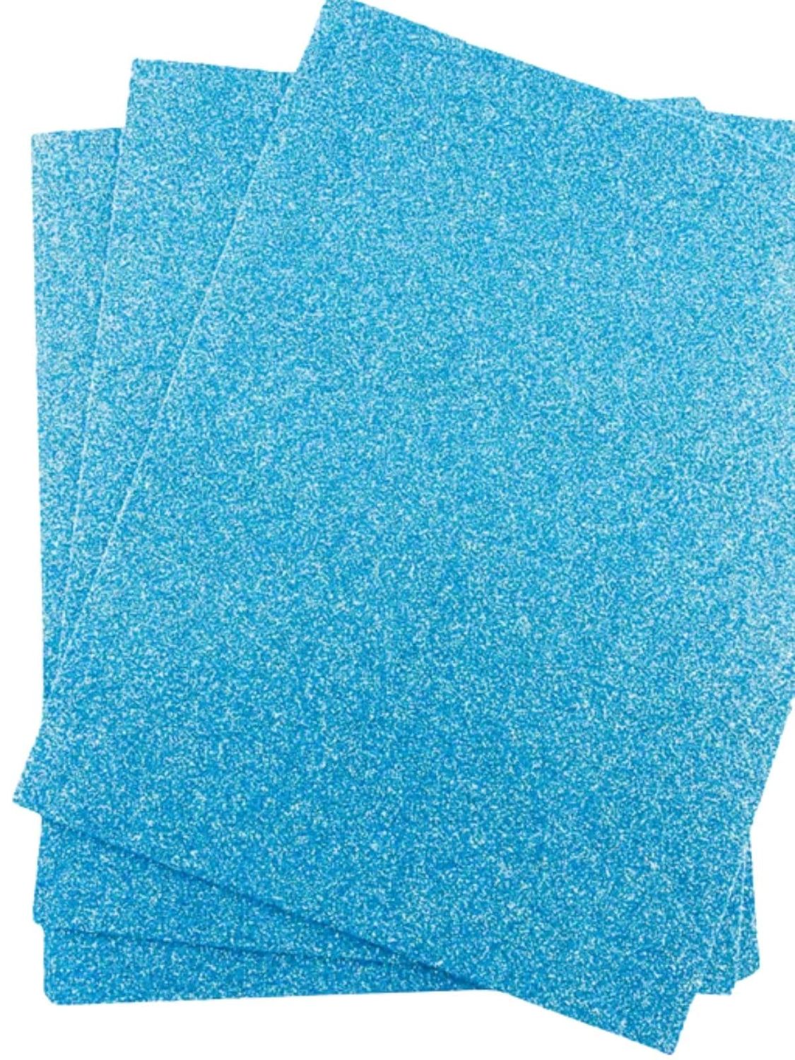 Foamy c/10 carta adiamantado azul cielo  #107