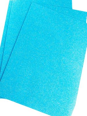 Foamy c/10 carta adiamantado azul nacarado #007