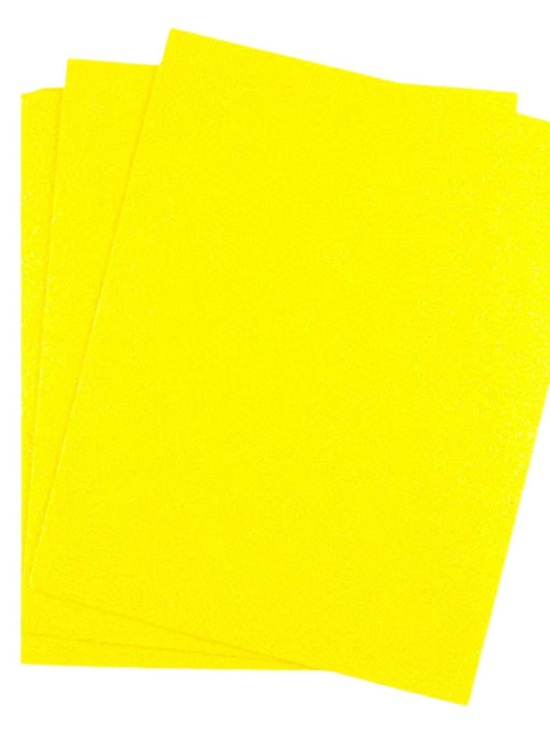 Foamy c/10 carta adiamantado amarillo canario #229