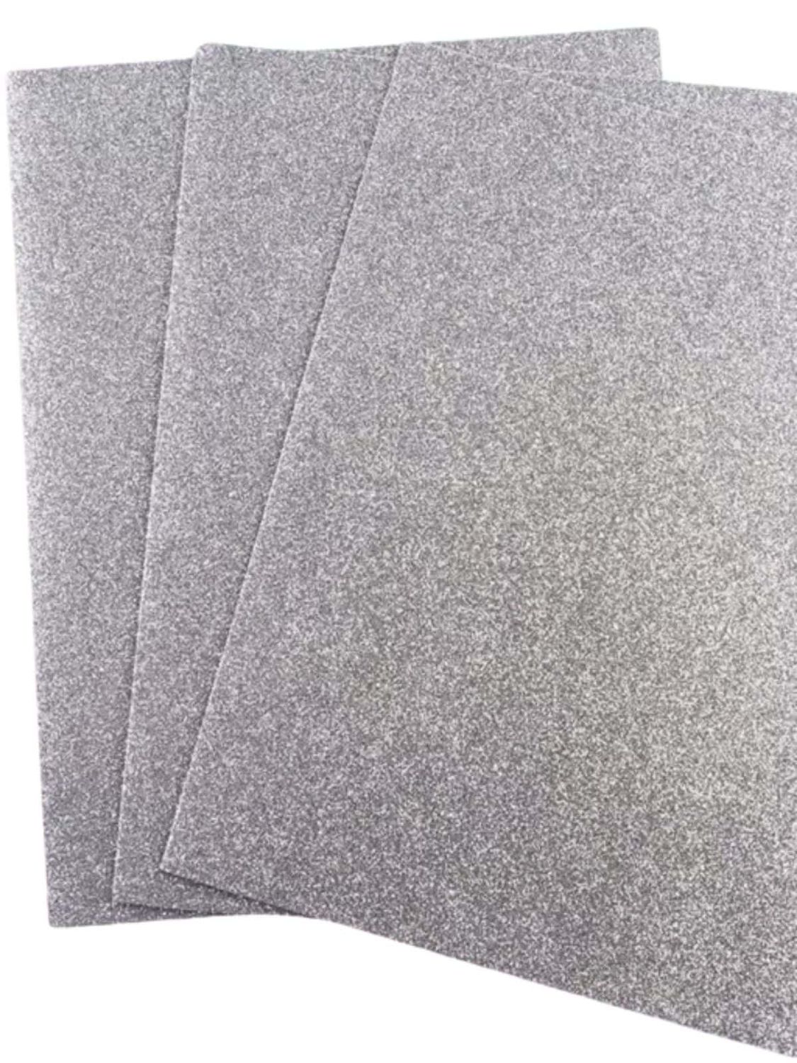 Foamy carta c/10  plata diamantado #102
