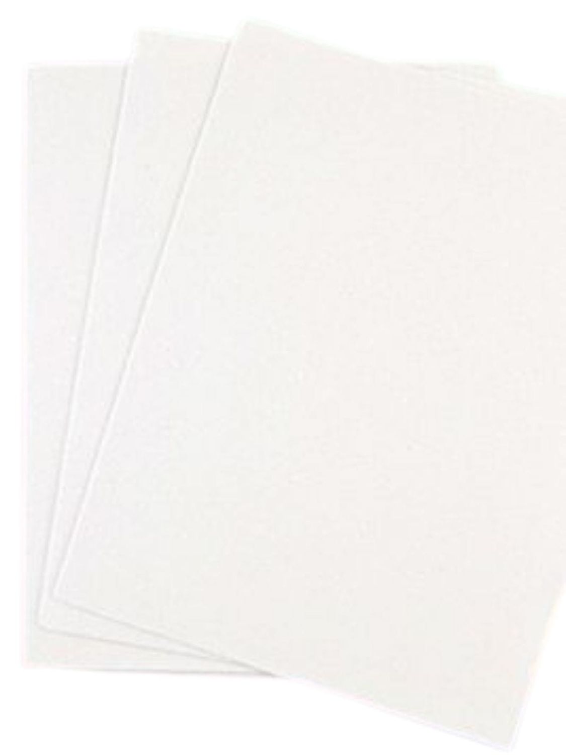 Foamy c/10 carta adiamantado blanco