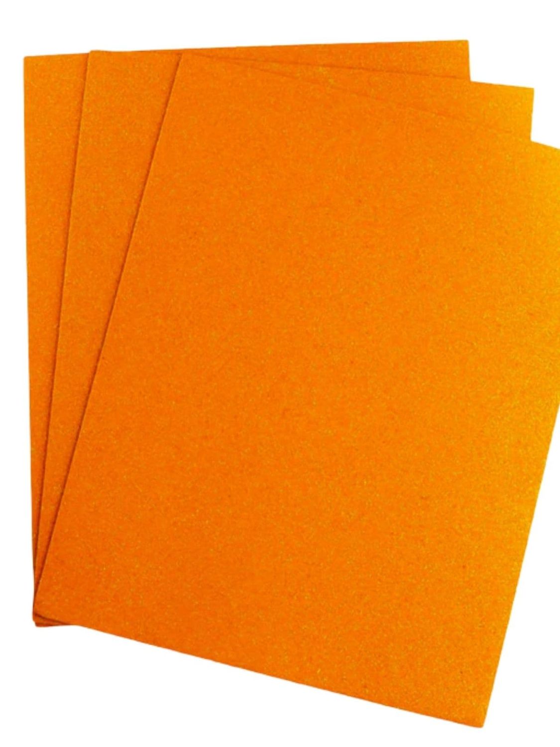 Foamy c/10 carta adiamantado naranja #120