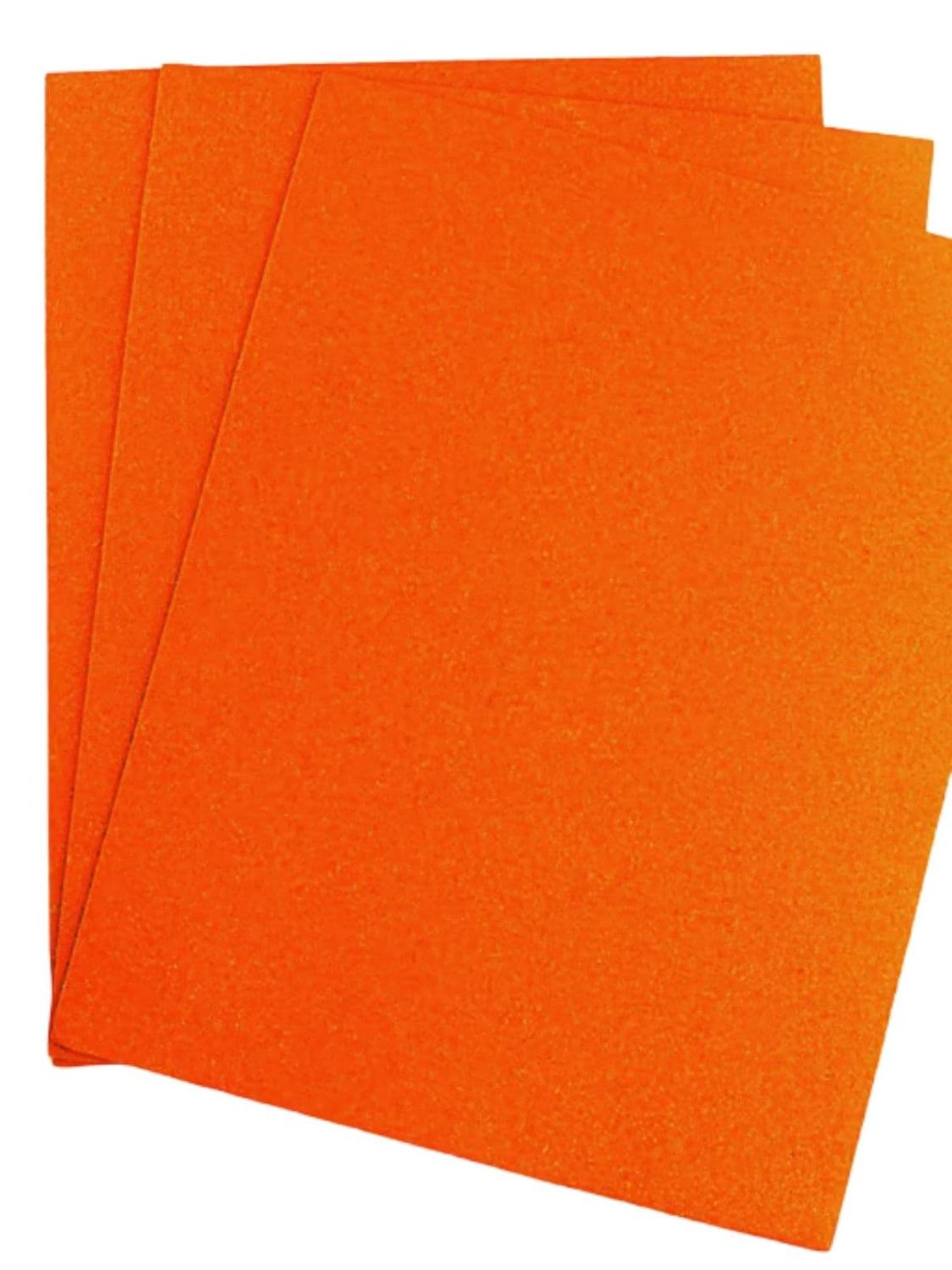 Foamy c/10 carta adiamantado naranja iris #002