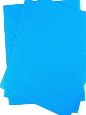 Foamy C/10 carta adiamantado azul turquesa #114