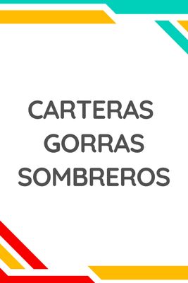 | Carteras - Perfumes - Bolsos - Gorras |