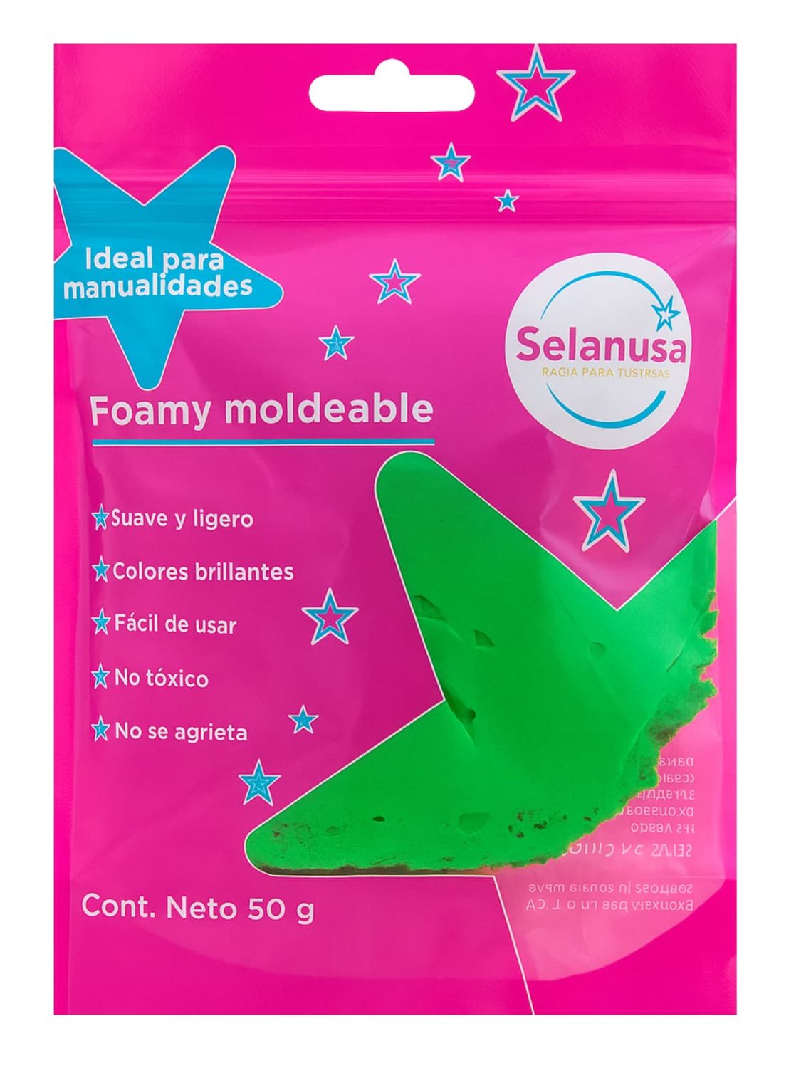 Foamy moldeable verde bandera