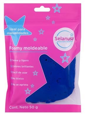 Foamy Moldeable Selanusa 50 g Azul rey Foamy Moldeable Selanusa 50 g Azul rey