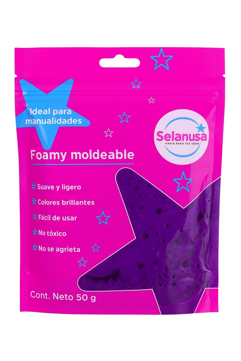 foamy moldeable morado