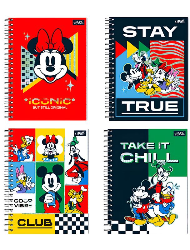 Cuaderno semirigido 100H MICKEY Y SUS AMIGOS