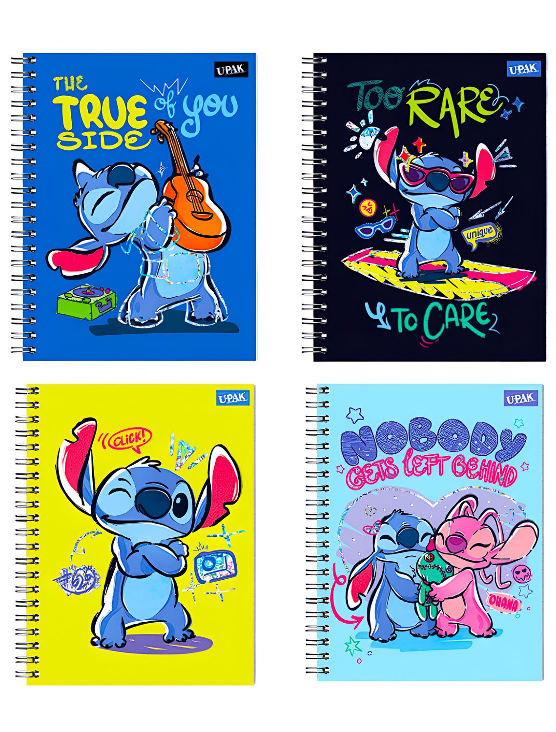 Cuaderno C7 Pasta semirigida 100H STICH TRAVIESO