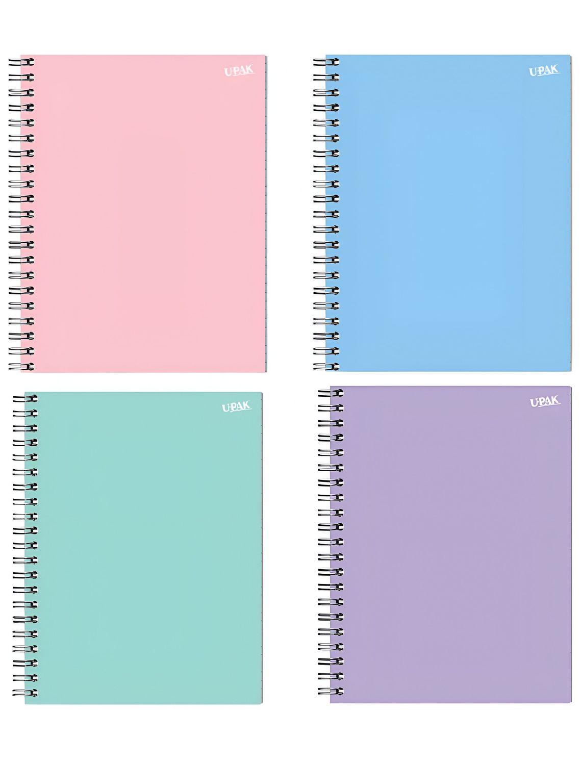 Cuaderno Pasta suave 100H COLORES PASTEL