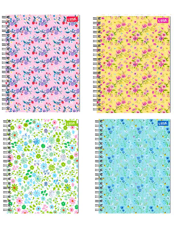 Cuaderno Pasta suave 100H FLORECER