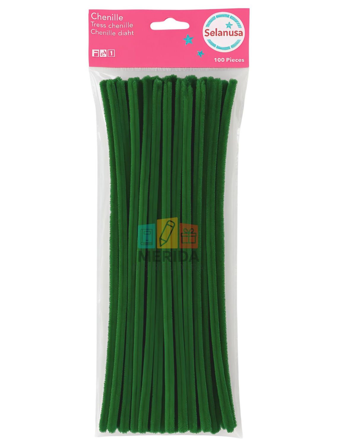limpiapipas c/100 verde bandera
