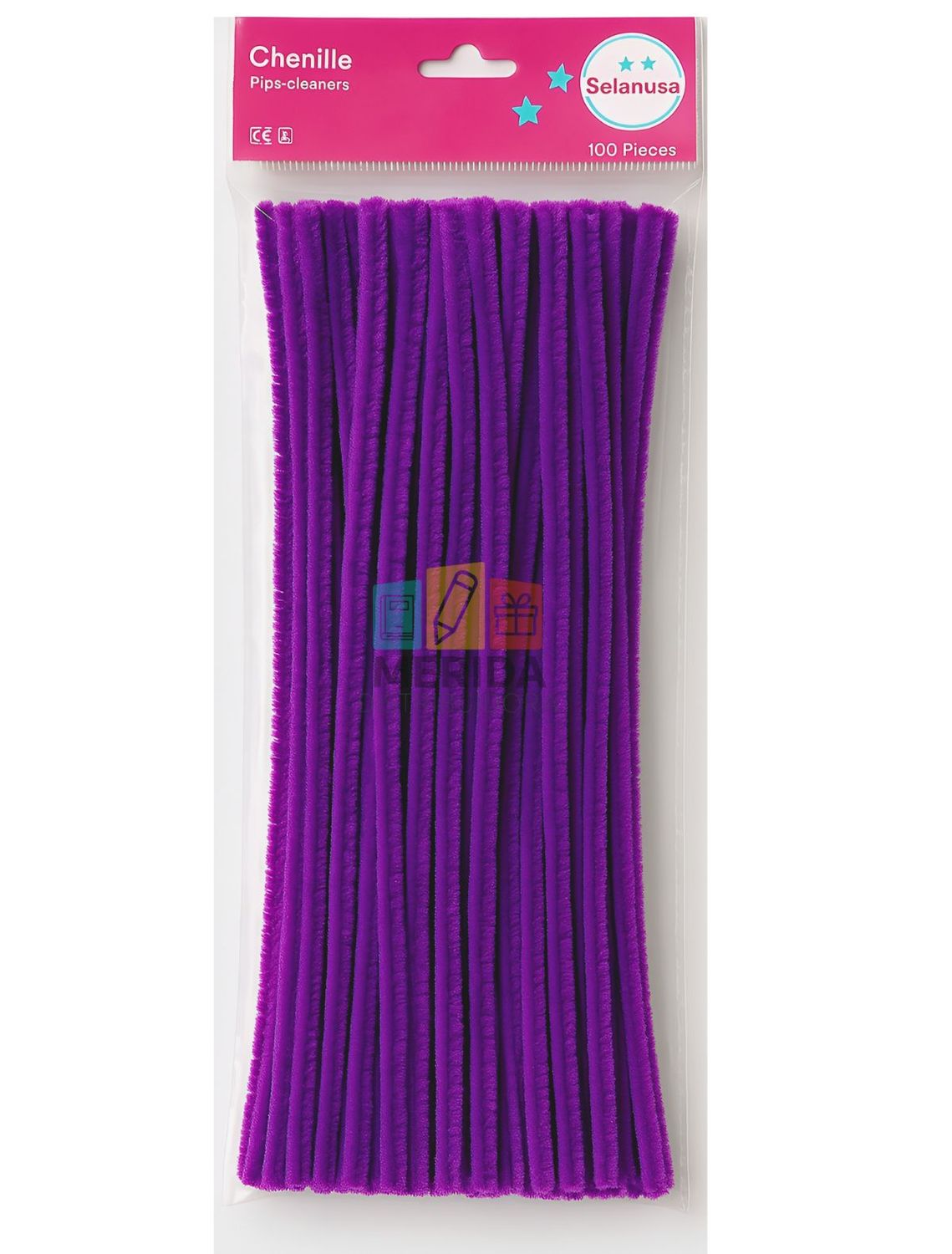 Limpiapipas c/100 pz morado